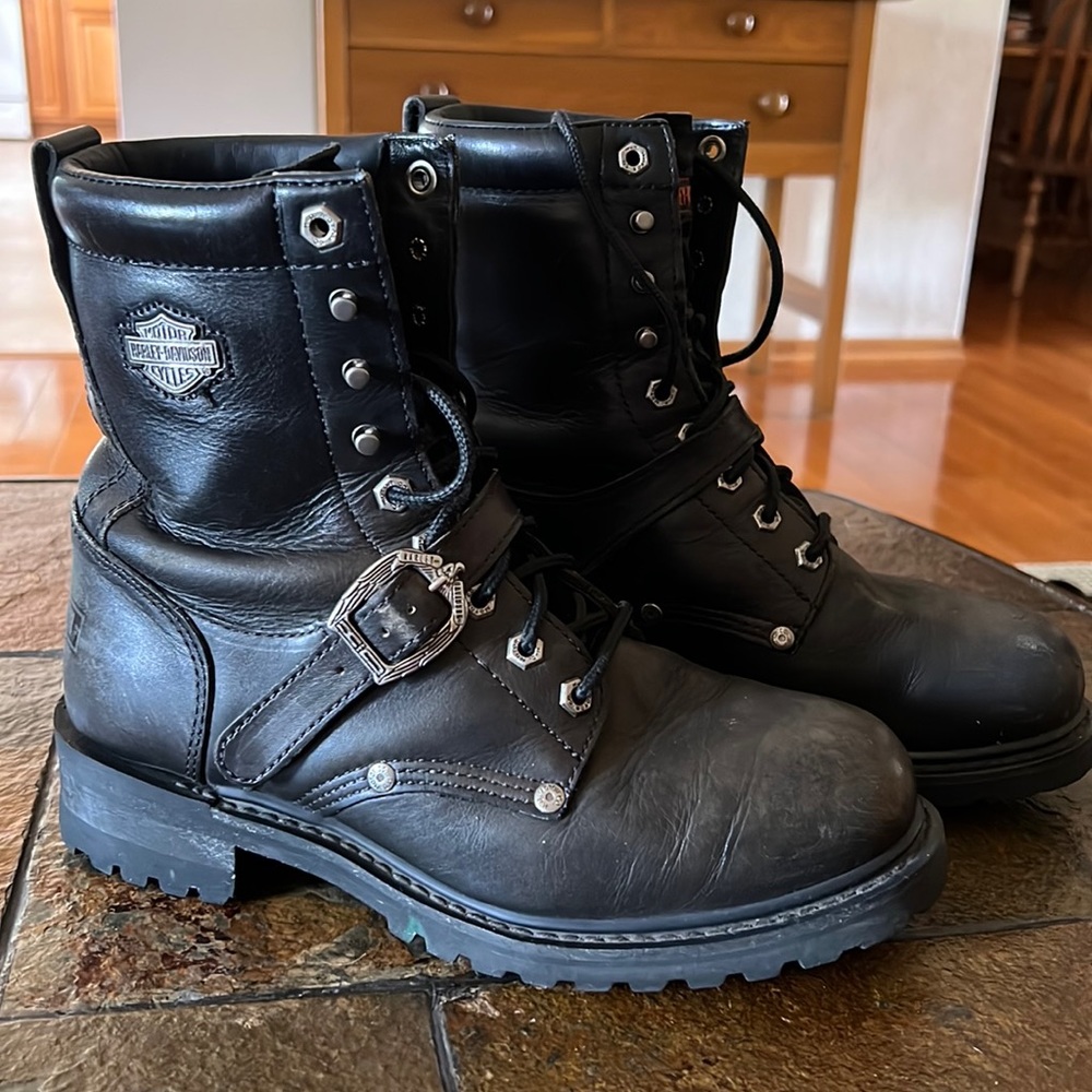 Mens Harley-Davidson Riding Boots size 9 wide width